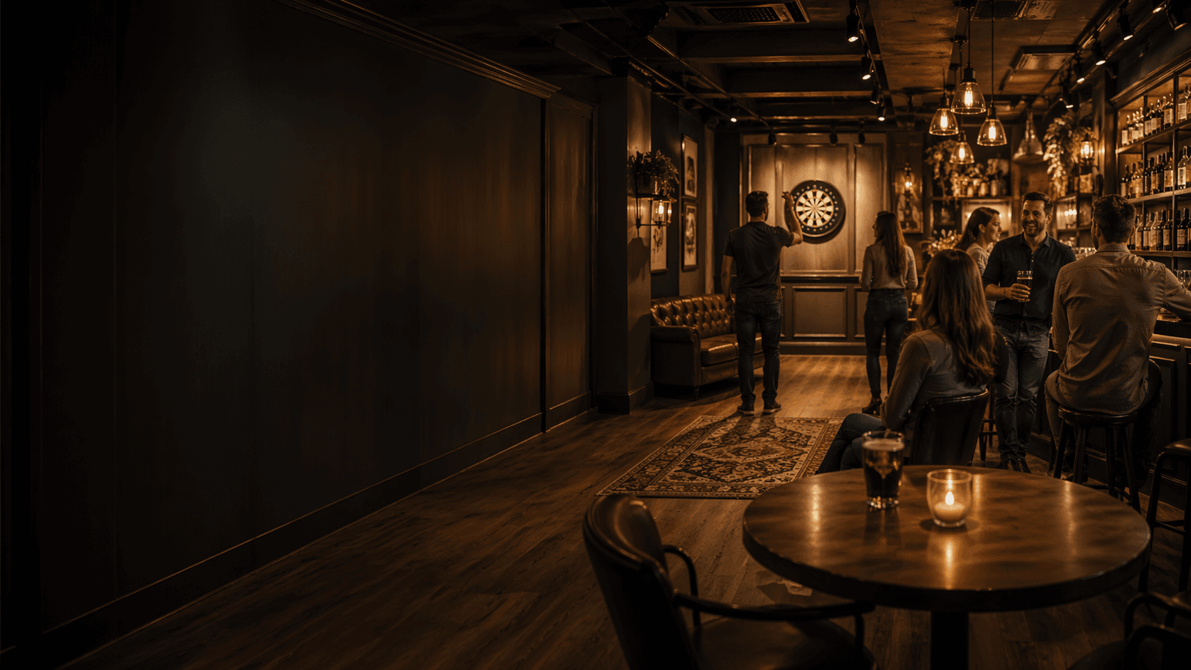 Ambiance fléchettes sur Darts Finder